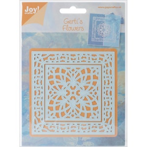 Gioia! Crafts Cut and Emboss Die ~ Flower Square, 2.75 "Interno e 4" Esterno ~ JC20313 RITIRATO!