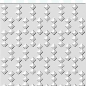 Creative Expressions 3D Embossing Folder 5.3/4x7.1/2 Diamond Droplets, Stacked Trees