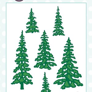 Sue Wilson Festive Collection Dies CHOOSE ONE: Winter Trees, Deer Family