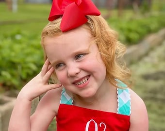 Red Grosgrain Hairbow