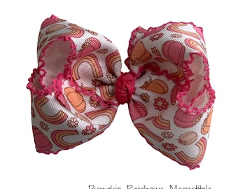 Pumpkin Rainbows Moonstitch Halloween
