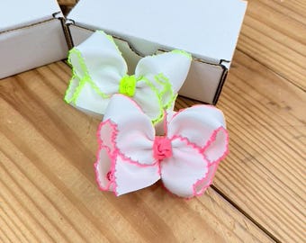 Lazos para el pelo Moonstitch para niñas en colores neón