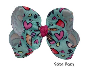 Lazo para el cabello listo para la escuela para el regreso a clases