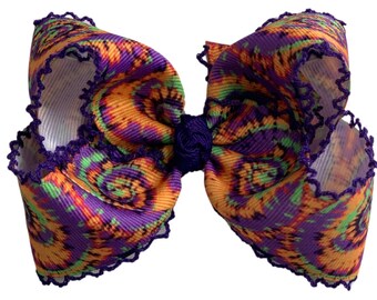 Halloween Tie Dye Moonstitch Halloween