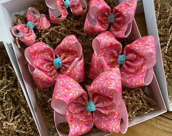 Lazo de pelo de princesa Sprinkle para celebración de cumpleaños