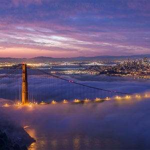 High Low - Marin Headlands - Golden Gate Bridge - San Francisco, California - Fine Art Photo Print - Home Decor