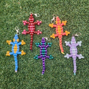 Eidechse Schlüsselanhänger Taschenanhänger: Massiv, Glow In The Dark, Glitter