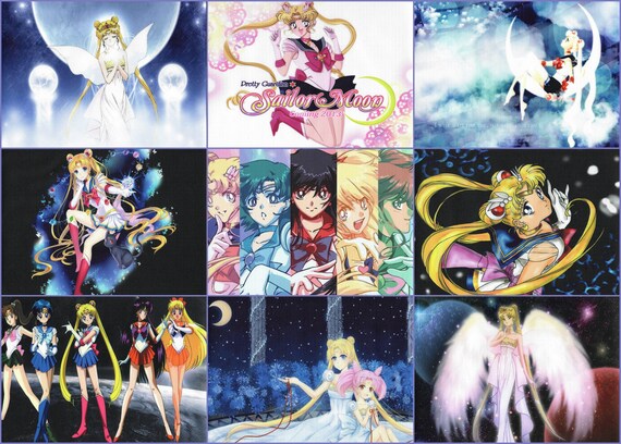 Beautiful Japanese Anime Characters Sailor Moon And Friends Etsy