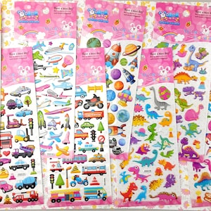 Stickers pop-up super kawaii très mignons, au choix parmi 9 modèles différents (ST6)