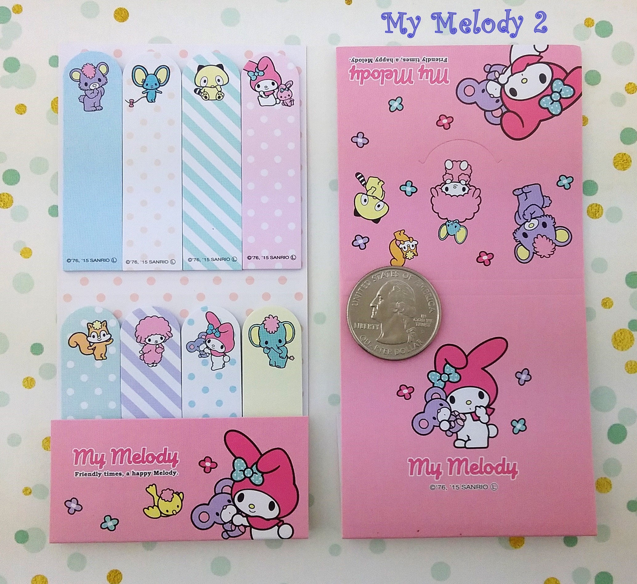 Very Cute Sanrio Sticky Tags Choose from Hello Kitty Little | Etsy