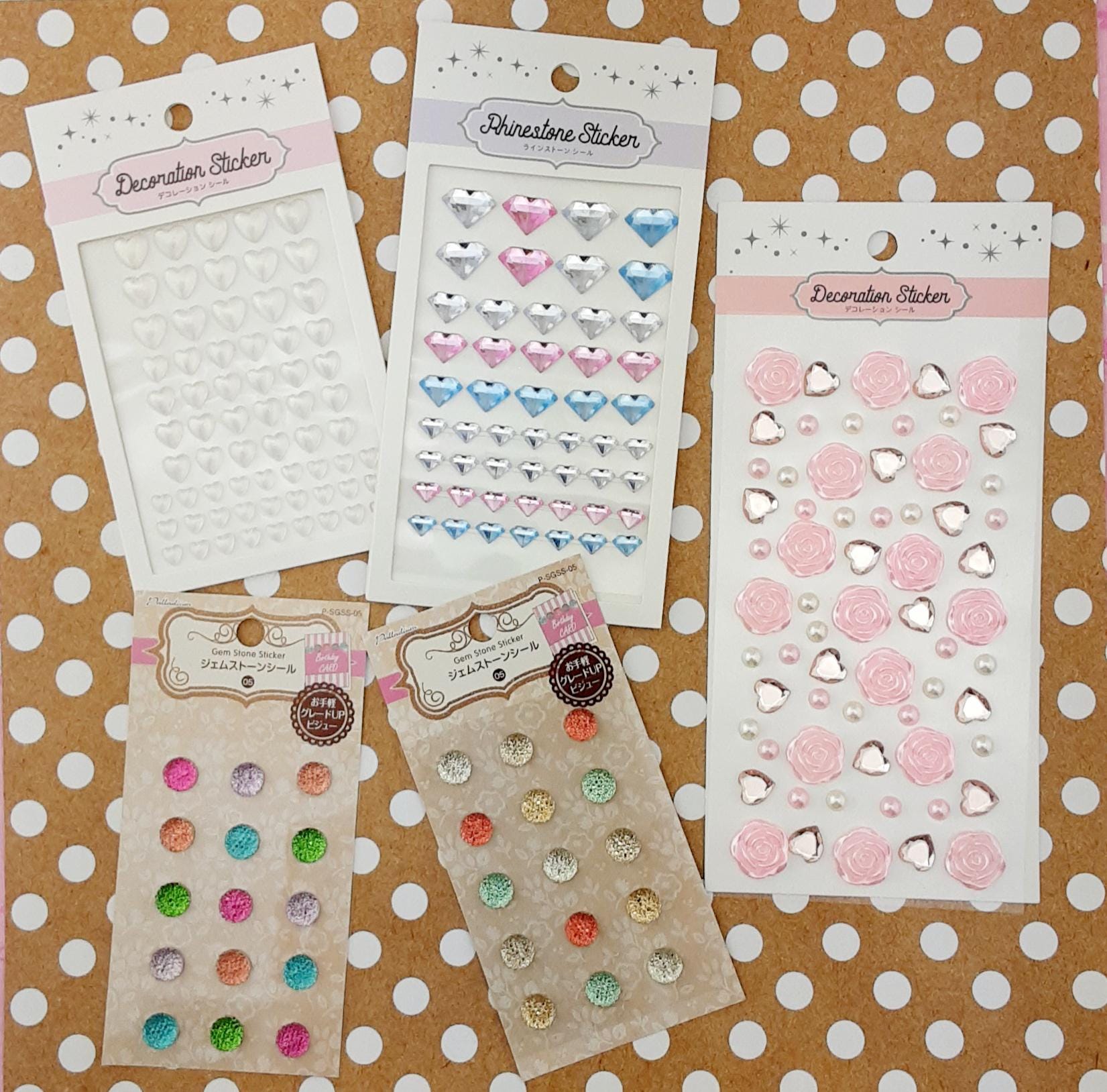 Beautiful Self Adhesive Rhinestones and Embellishments in Different ...