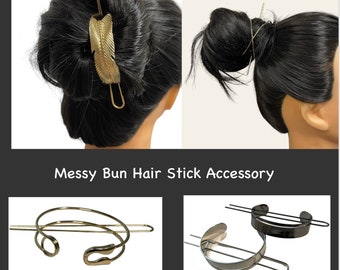 Messy Bun Hair Stick Barette Hair Accessory