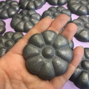 Cast Iron Mandala, cookie, Rossette, medallion, circle, round, clavo, flower decor, onlay, heavy metal