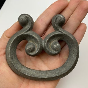 Cast Iron decorative piece Hook Misc metal ring hanging hardware weighted Craft accessory
