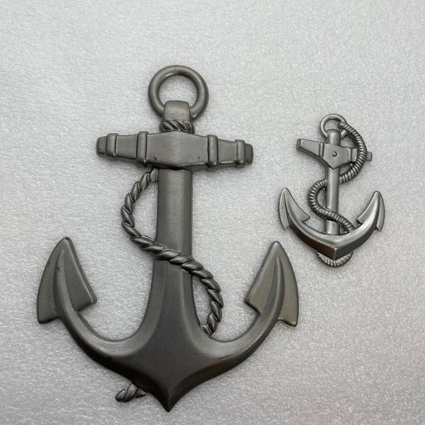 Metal Anchor 3d Navy