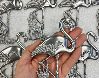 Metal Flamingo