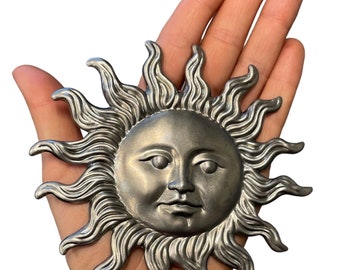 Metal Sun with face