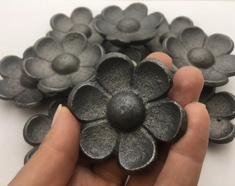 Steel Flower heavy metal iron flower petal paper weight