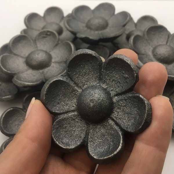 Steel Flower heavy metal iron flower petal paper weight