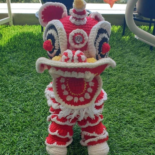 Crochet Pattern - Chinese Lion Dance