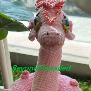 Snakey Bloom Amigurumi Pattern: Crochet Serpent with Flower