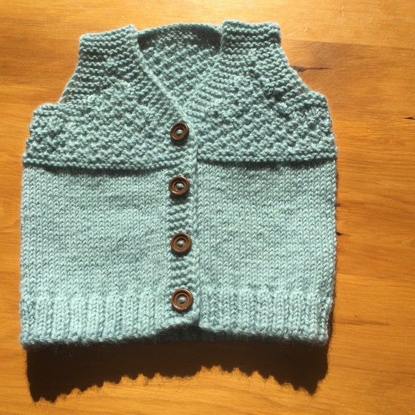 CORAL THERMAL SANDWASHED SWEATER VEST - Bullington Clothing