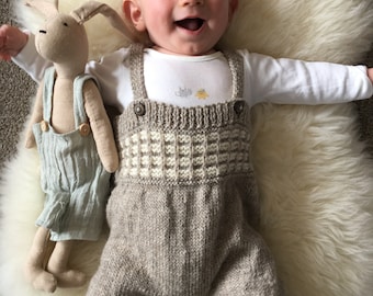 Baby Overalls, Baby Rompers ( Hand knitted)