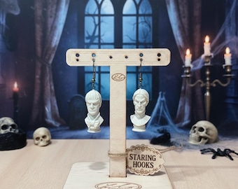 Haunted Mansion Library Bust Earrings