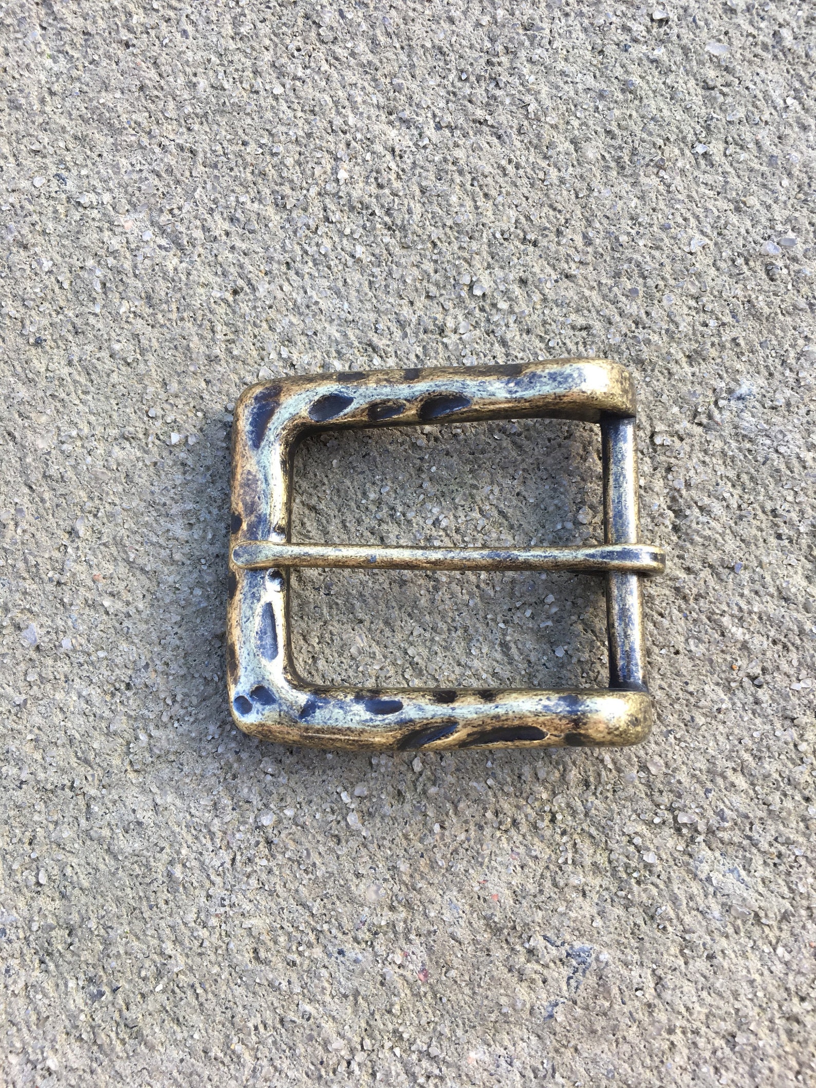 Basic Antiqued Brass Belt Buckle Removable Belt Buckle for a Etsy