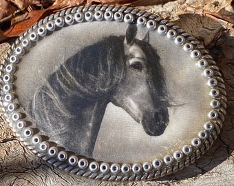 belt buckle horse belt buckle mens belt buckle Boho accessories Southwestern Country Western belt buckle women's belt Buckle cowboy cowgirl