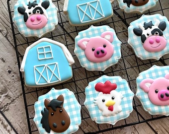 Barnyard Animal Cookies | One Dozen