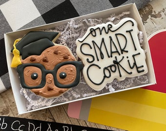 Graduation Cookies | Graduation Gift | One Smart Cookie