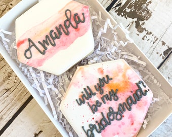 Bridesmaid Proposal Cookies | Bridesmaid Proposal Gift | Bridesmaid Cookies