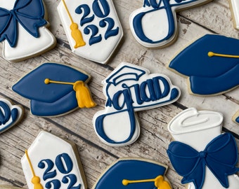 Graduation Cookies | Graduation Party | College Graduation | High School Graduation | One Dozen