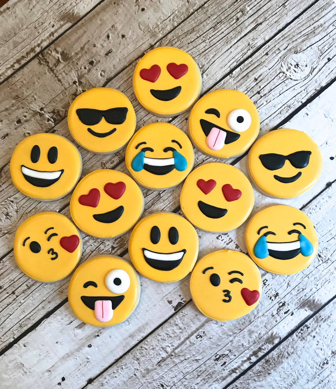 Emoji Cookies Teen Gift Ideas Teen Gift Emoji Birthday Party Emoji