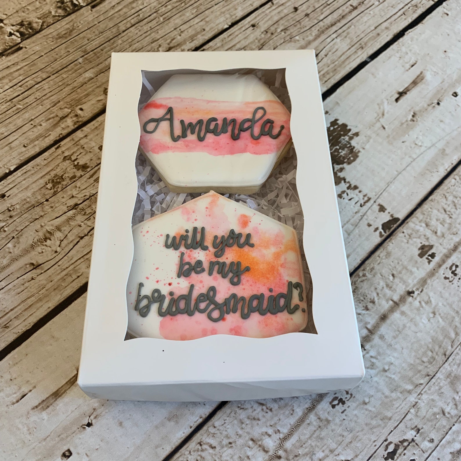 Bridesmaid Proposal Cookies Bridesmaid Proposal Gift Etsy