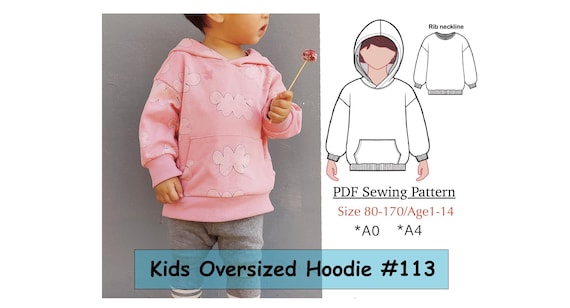 Kids oversized sweatshirt hotsell
