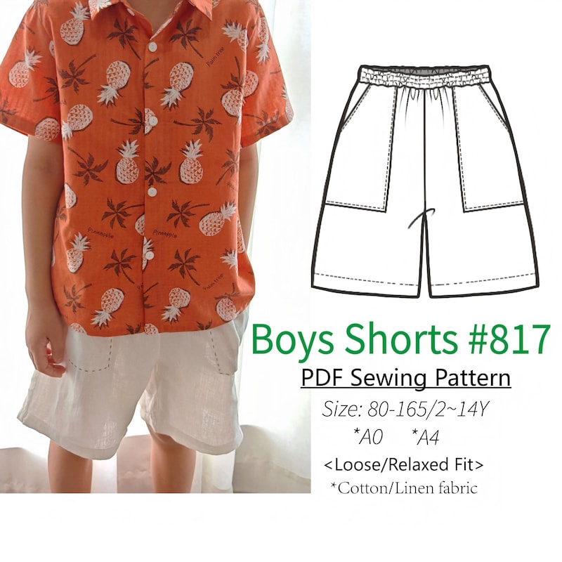 Linen Shorts for Boys