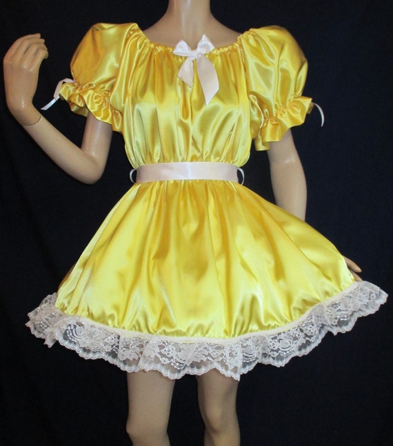 Sissy Party Dresses Yellow