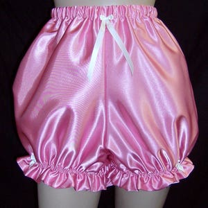 Adult Sissy Baby Satin Petti Pants mini Bloomers Panties Manties