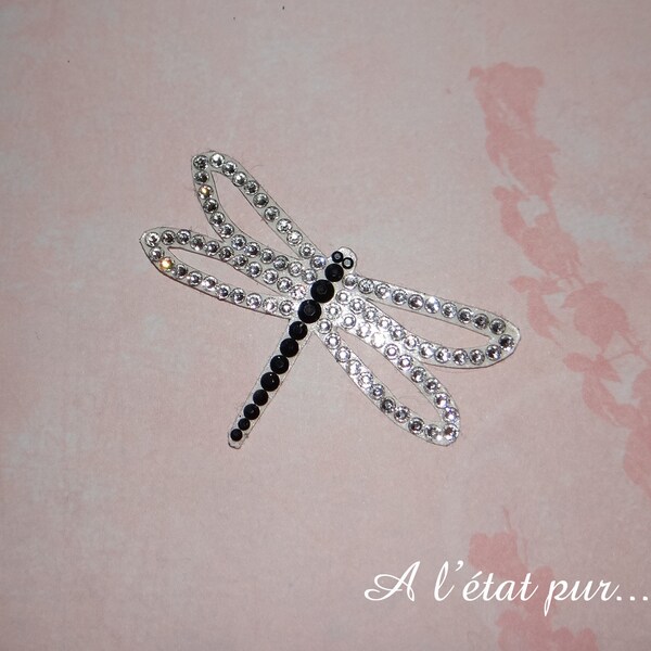 Crystal dragonfly rhinestone jewelry to stick on the skin for bride