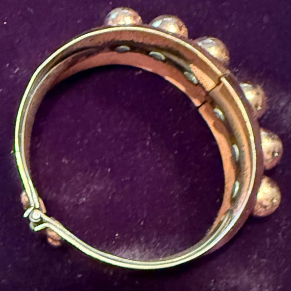 Renoir Hinged Copper Bracelet - image 3