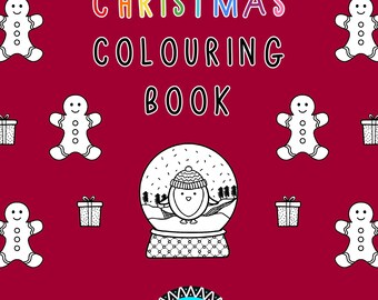 Digital Download* The Christmas Colouring Book by Nifty Notebooks NI / Festive Colouring Book / Stocking Filler / Secret Santa