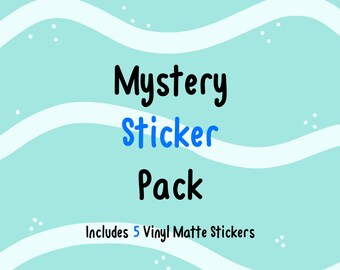 Mystery Sticker Bundle / Random Selection / Multipack Sticker Pack / Stickers Grab Bag / Lucky Dip Sticker Pack / Random Selection /
