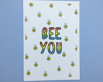 Bee You A6 Carte postale
