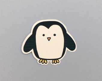 Cute Penguin Sticker / Kawaii Penguin / Vinyl Sticker / Waterproof Sticker / Laptop Sticker / Planner Sticker / Sticker Decal / Bujo