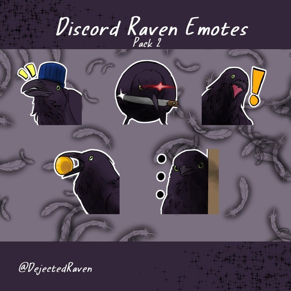Discord Raven Emote Pack 2