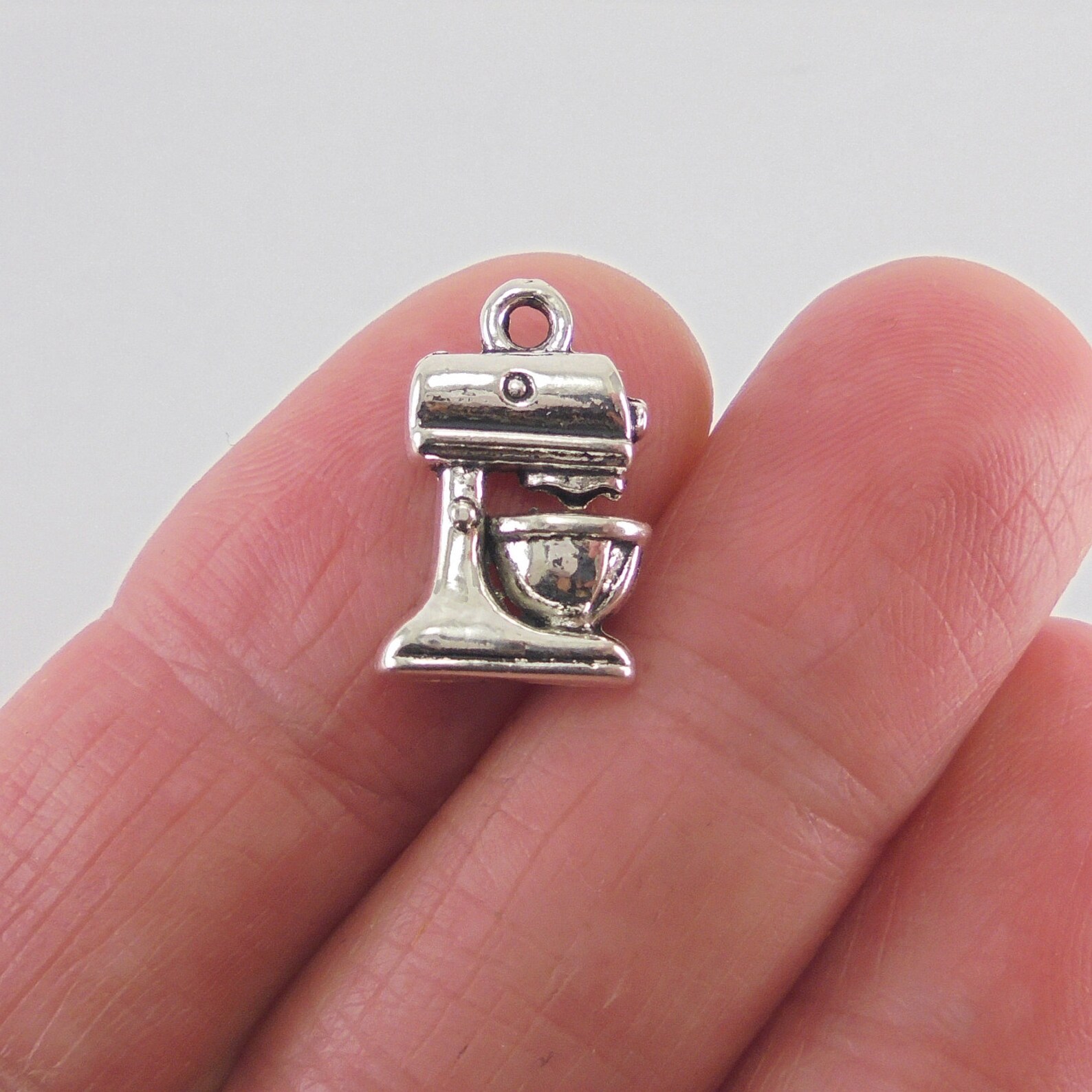 7 Electric Mixer Charms 16x10mm Antique Silver Finish Etsy