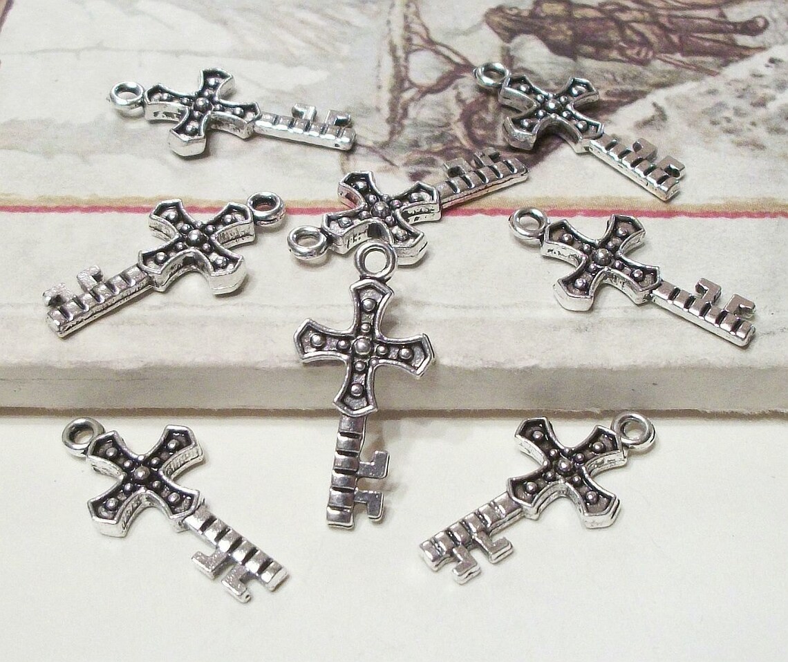 Free Shipping Ancient Silver Key Lock Size 10*21mm Diy Jewelry Pendant - AliExpr