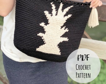 Stay Sweet Summer Purse - Pineapple Purse - Crochet Purse - Pattern ONLY